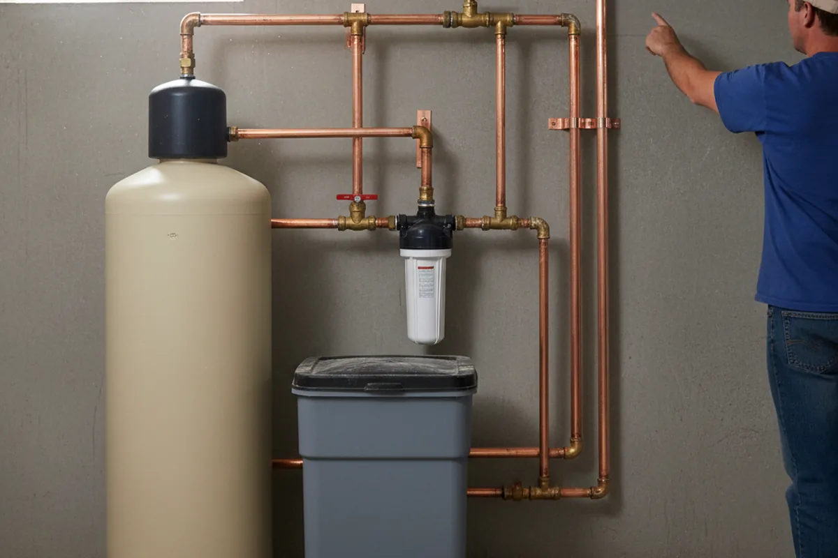 Whole-house water treatment system installed in Howard